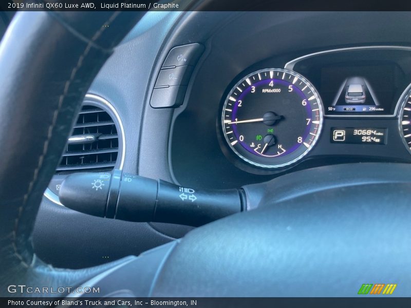 Liquid Platinum / Graphite 2019 Infiniti QX60 Luxe AWD