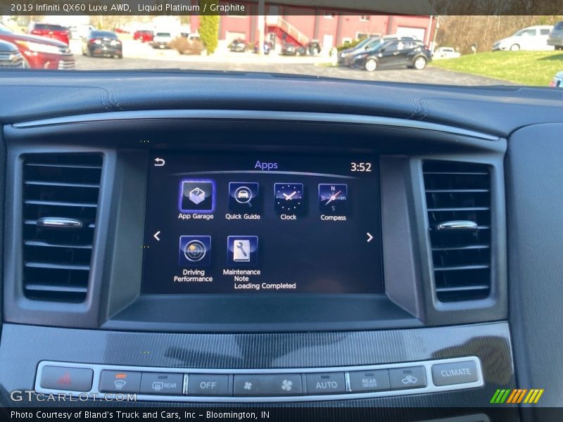 Liquid Platinum / Graphite 2019 Infiniti QX60 Luxe AWD