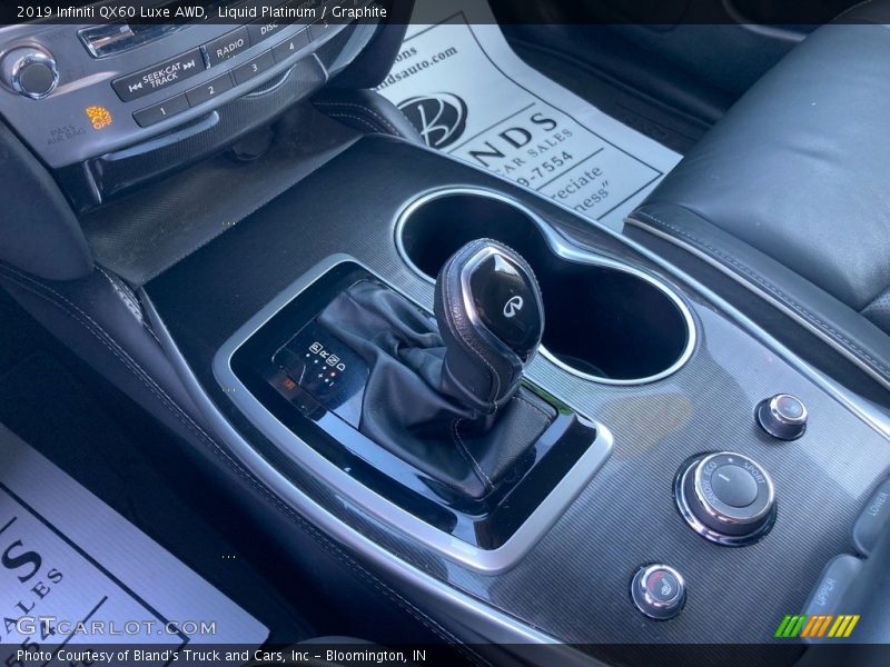 Liquid Platinum / Graphite 2019 Infiniti QX60 Luxe AWD
