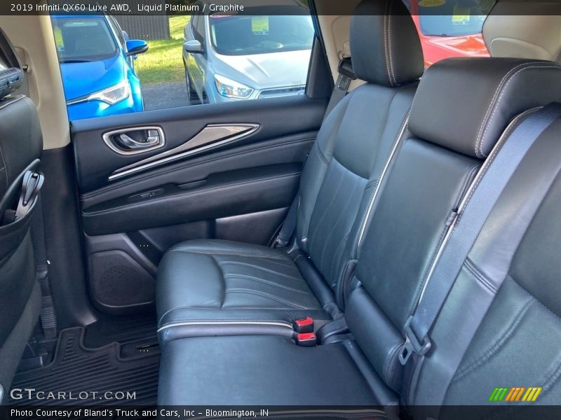 Liquid Platinum / Graphite 2019 Infiniti QX60 Luxe AWD