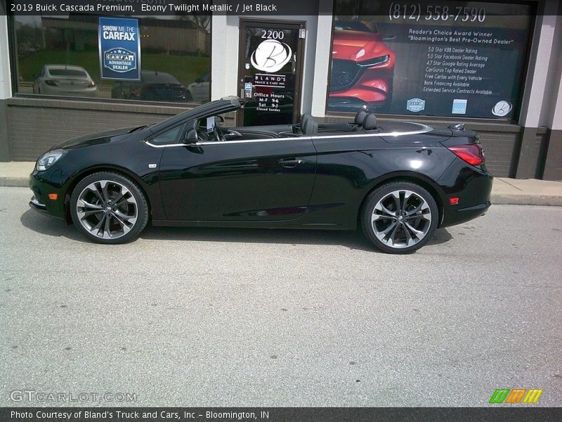 Ebony Twilight Metallic / Jet Black 2019 Buick Cascada Premium