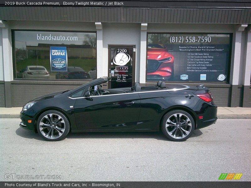 Ebony Twilight Metallic / Jet Black 2019 Buick Cascada Premium