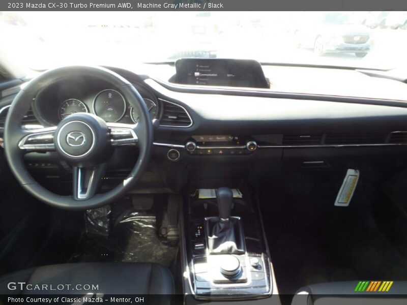 Machine Gray Metallic / Black 2023 Mazda CX-30 Turbo Premium AWD
