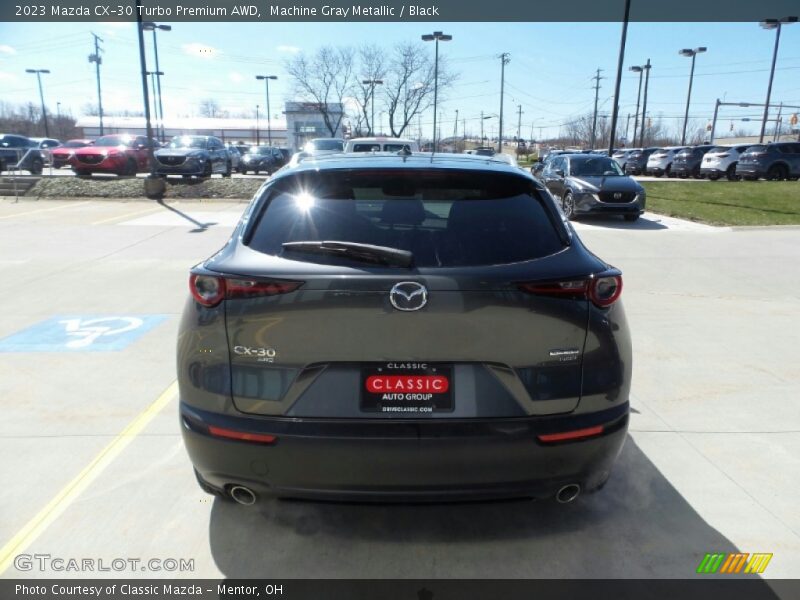 Machine Gray Metallic / Black 2023 Mazda CX-30 Turbo Premium AWD
