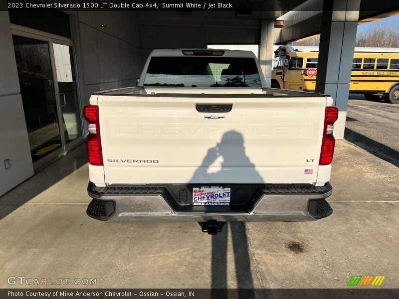 Summit White / Jet Black 2023 Chevrolet Silverado 1500 LT Double Cab 4x4