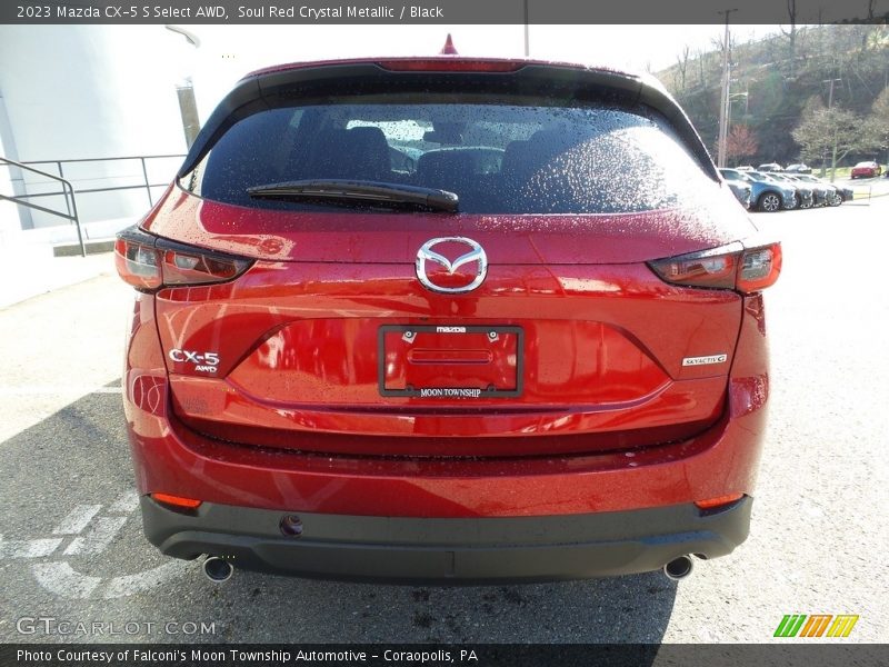 Soul Red Crystal Metallic / Black 2023 Mazda CX-5 S Select AWD
