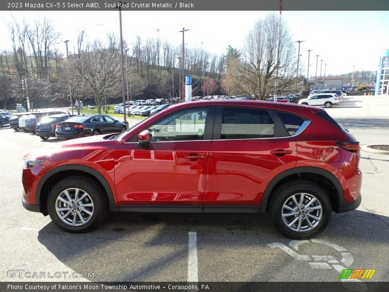 Soul Red Crystal Metallic / Black 2023 Mazda CX-5 S Select AWD