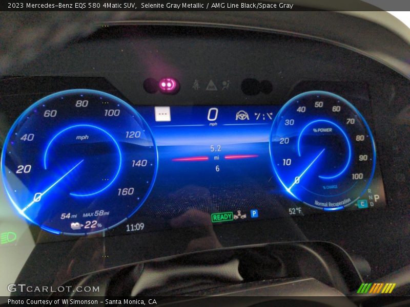  2023 EQS 580 4Matic SUV 580 4Matic SUV Gauges