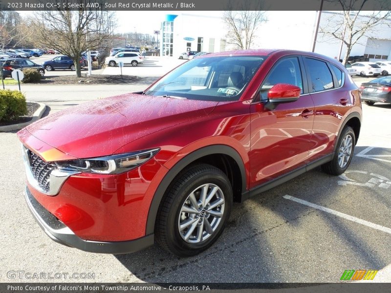 Soul Red Crystal Metallic / Black 2023 Mazda CX-5 S Select AWD