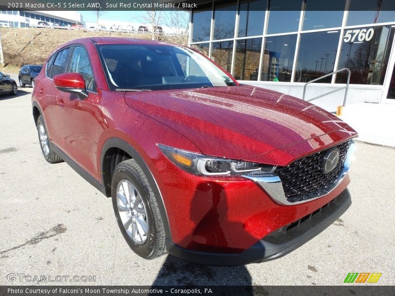 Soul Red Crystal Metallic / Black 2023 Mazda CX-5 S Select AWD