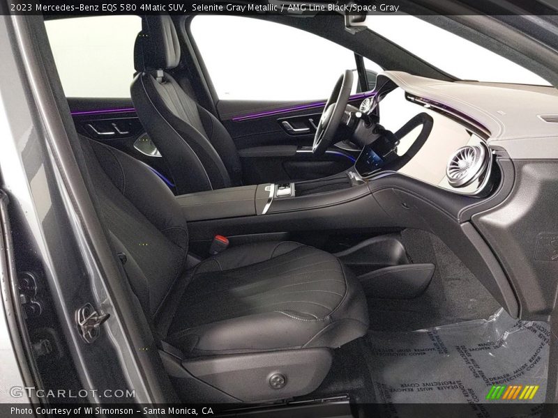 Front Seat of 2023 EQS 580 4Matic SUV