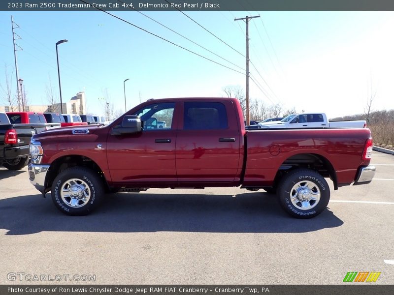 Delmonico Red Pearl / Black 2023 Ram 2500 Tradesman Crew Cab 4x4