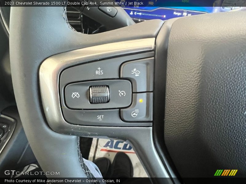 Summit White / Jet Black 2023 Chevrolet Silverado 1500 LT Double Cab 4x4