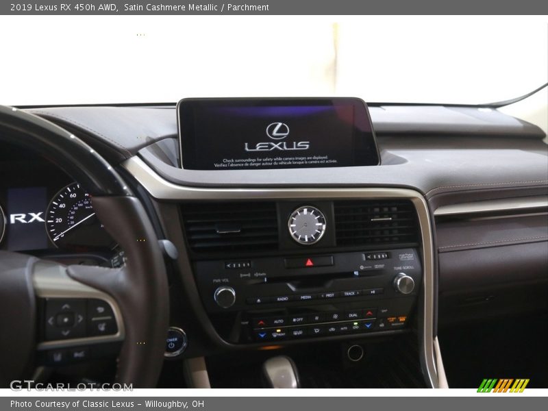 Satin Cashmere Metallic / Parchment 2019 Lexus RX 450h AWD