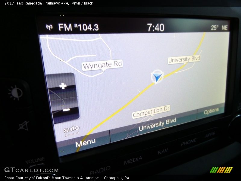 Anvil / Black 2017 Jeep Renegade Trailhawk 4x4