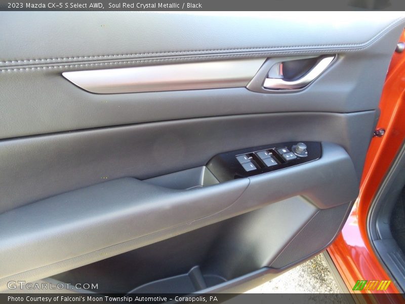 Soul Red Crystal Metallic / Black 2023 Mazda CX-5 S Select AWD