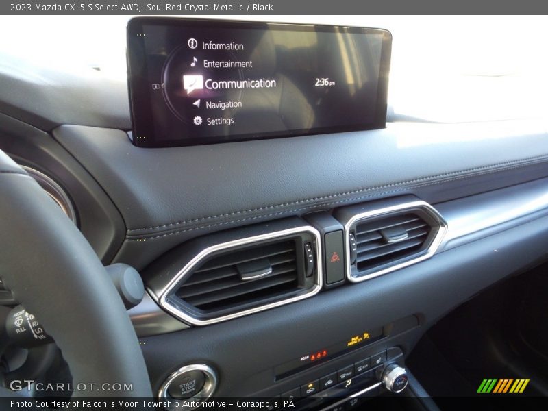 Soul Red Crystal Metallic / Black 2023 Mazda CX-5 S Select AWD