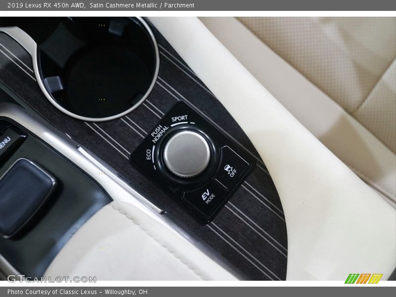 Satin Cashmere Metallic / Parchment 2019 Lexus RX 450h AWD