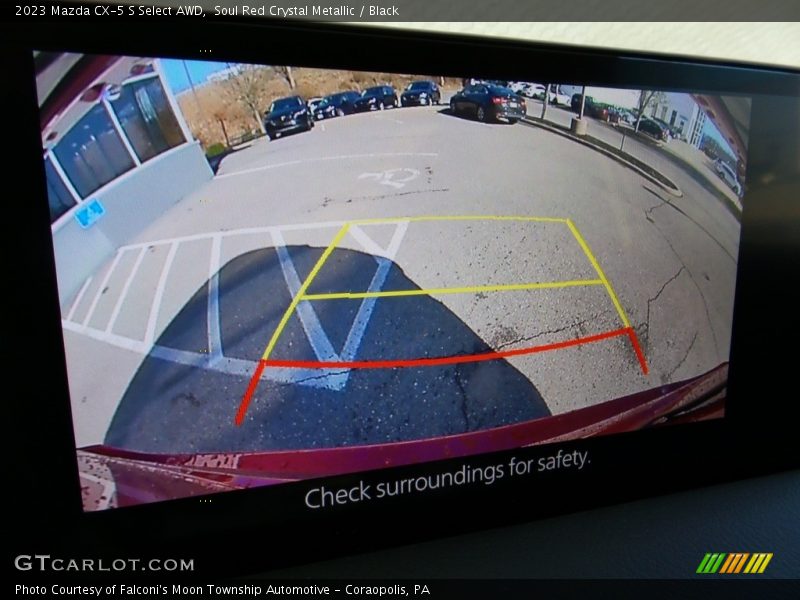 Soul Red Crystal Metallic / Black 2023 Mazda CX-5 S Select AWD