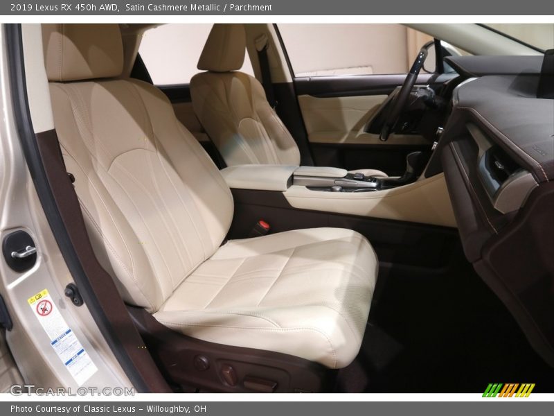 Satin Cashmere Metallic / Parchment 2019 Lexus RX 450h AWD