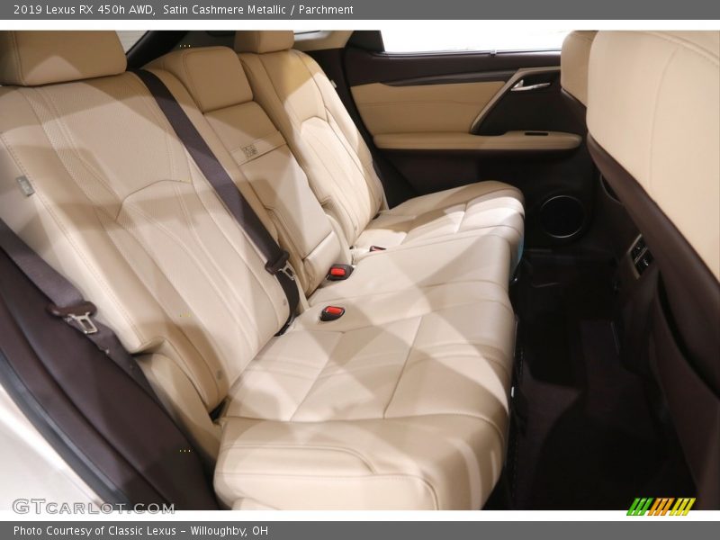 Satin Cashmere Metallic / Parchment 2019 Lexus RX 450h AWD