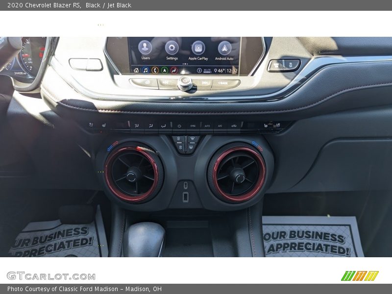 Black / Jet Black 2020 Chevrolet Blazer RS