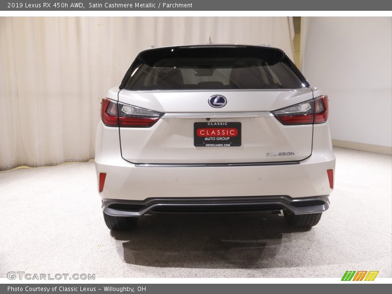 Satin Cashmere Metallic / Parchment 2019 Lexus RX 450h AWD