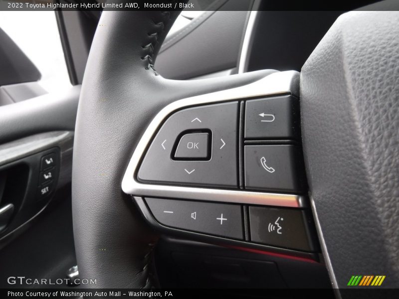 Moondust / Black 2022 Toyota Highlander Hybrid Limited AWD