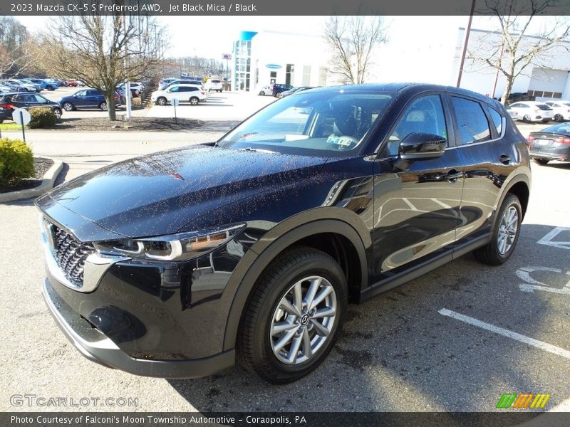 Jet Black Mica / Black 2023 Mazda CX-5 S Preferred AWD