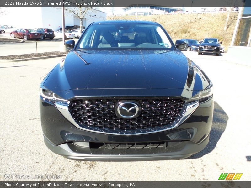 Jet Black Mica / Black 2023 Mazda CX-5 S Preferred AWD