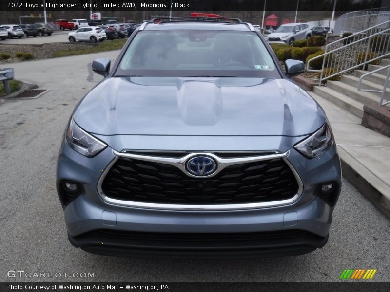 Moondust / Black 2022 Toyota Highlander Hybrid Limited AWD