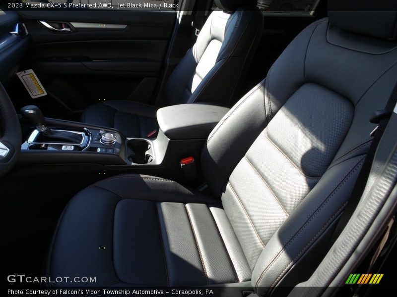 Jet Black Mica / Black 2023 Mazda CX-5 S Preferred AWD