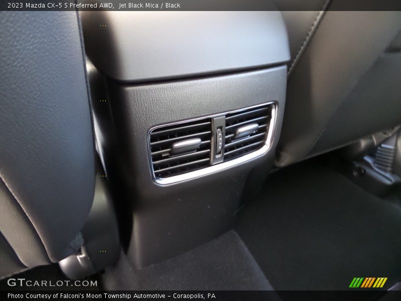 Jet Black Mica / Black 2023 Mazda CX-5 S Preferred AWD