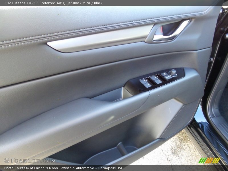 Jet Black Mica / Black 2023 Mazda CX-5 S Preferred AWD