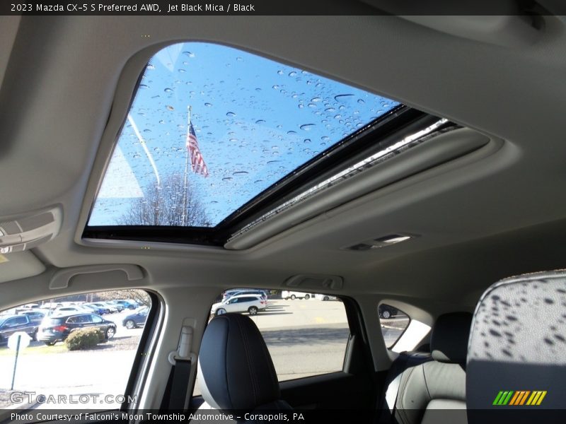 Jet Black Mica / Black 2023 Mazda CX-5 S Preferred AWD