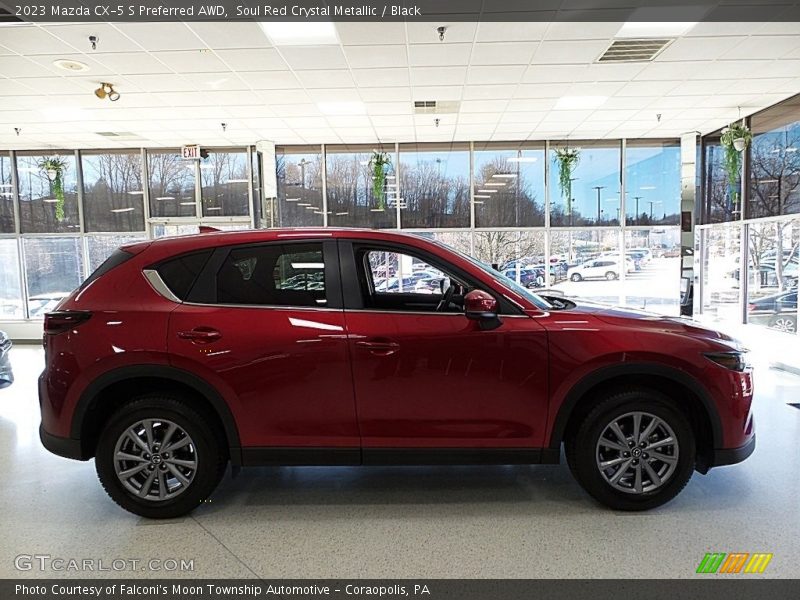 Soul Red Crystal Metallic / Black 2023 Mazda CX-5 S Preferred AWD