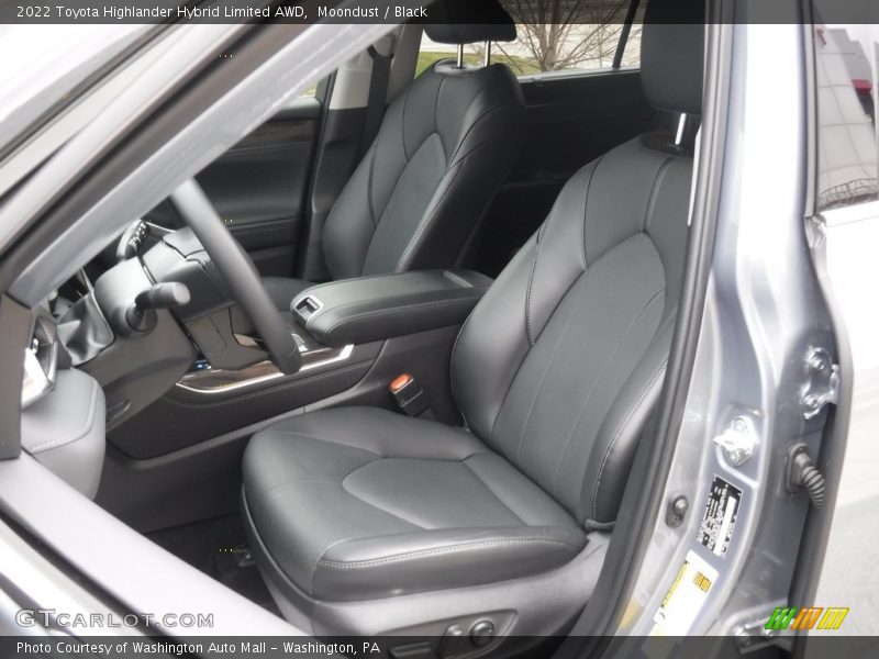 Front Seat of 2022 Highlander Hybrid Limited AWD