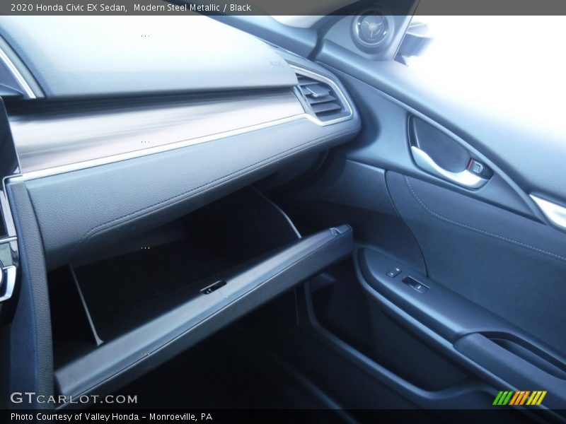 Modern Steel Metallic / Black 2020 Honda Civic EX Sedan