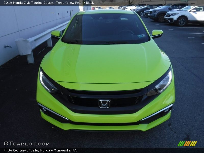  2019 Civic Touring Coupe Tonic Yellow Pearl