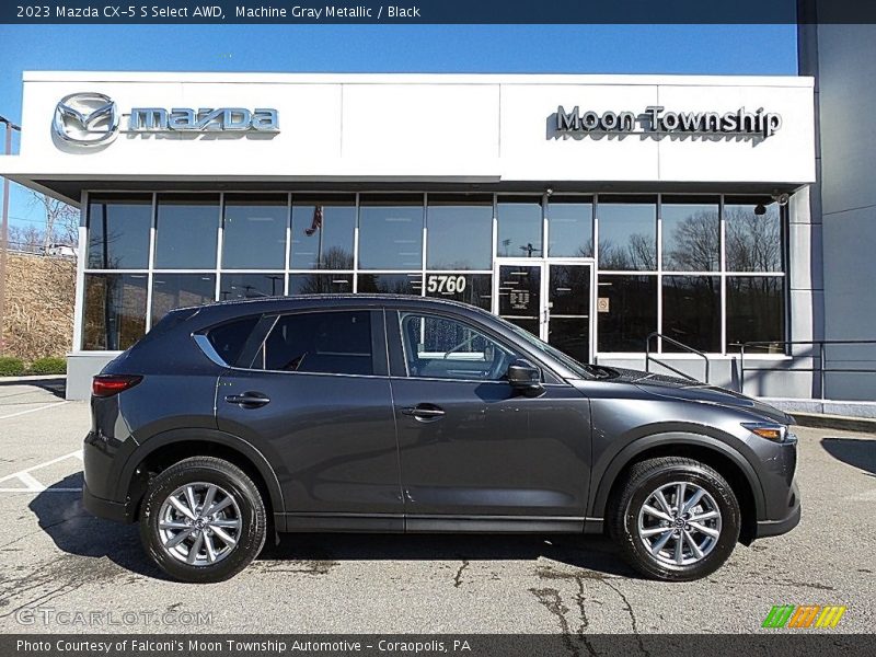 Machine Gray Metallic / Black 2023 Mazda CX-5 S Select AWD