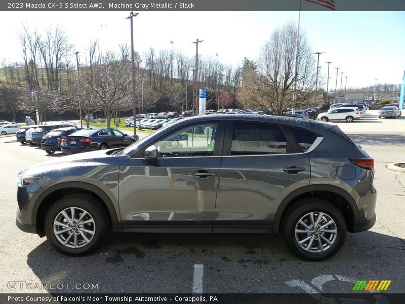 Machine Gray Metallic / Black 2023 Mazda CX-5 S Select AWD