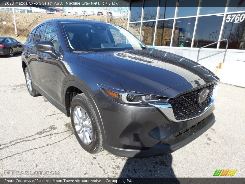 Machine Gray Metallic / Black 2023 Mazda CX-5 S Select AWD