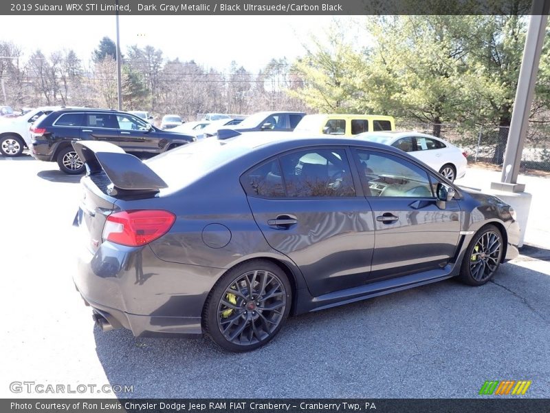 Dark Gray Metallic / Black Ultrasuede/Carbon Black 2019 Subaru WRX STI Limited