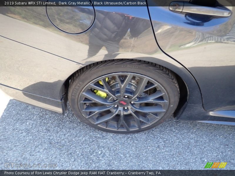 Dark Gray Metallic / Black Ultrasuede/Carbon Black 2019 Subaru WRX STI Limited