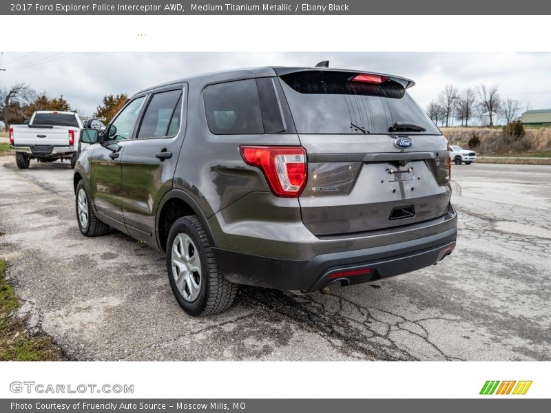 Medium Titanium Metallic / Ebony Black 2017 Ford Explorer Police Interceptor AWD