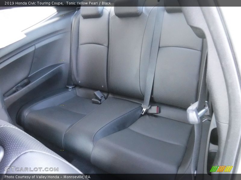 Rear Seat of 2019 Civic Touring Coupe