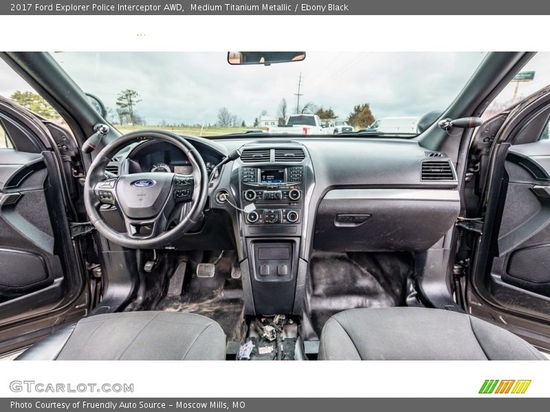  2017 Explorer Police Interceptor AWD Ebony Black Interior