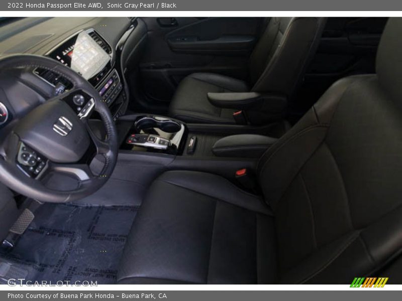 Sonic Gray Pearl / Black 2022 Honda Passport Elite AWD