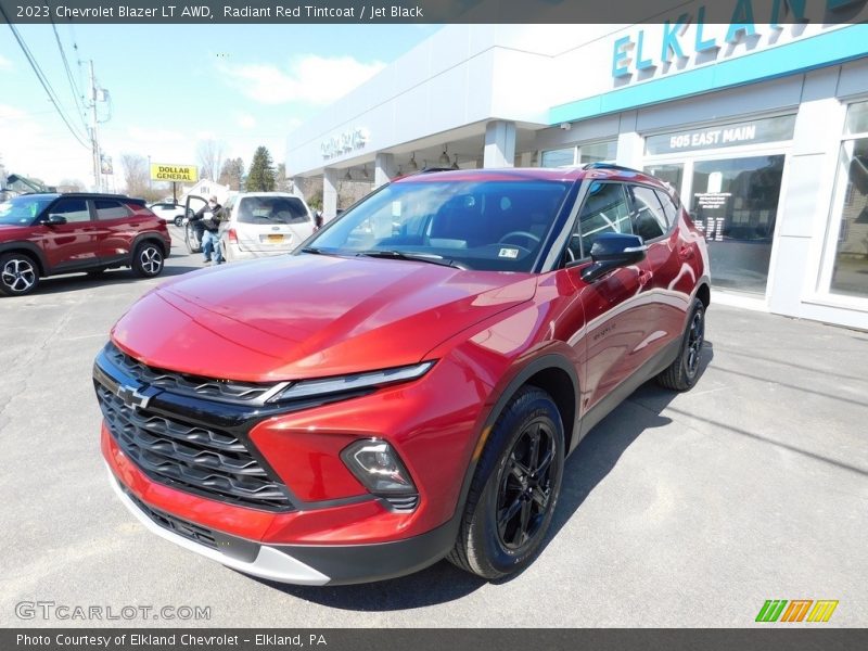 Radiant Red Tintcoat / Jet Black 2023 Chevrolet Blazer LT AWD