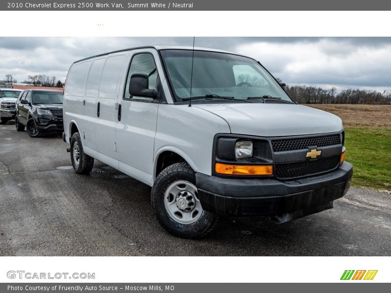 Summit White / Neutral 2010 Chevrolet Express 2500 Work Van